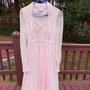 Gunne sax pink dress